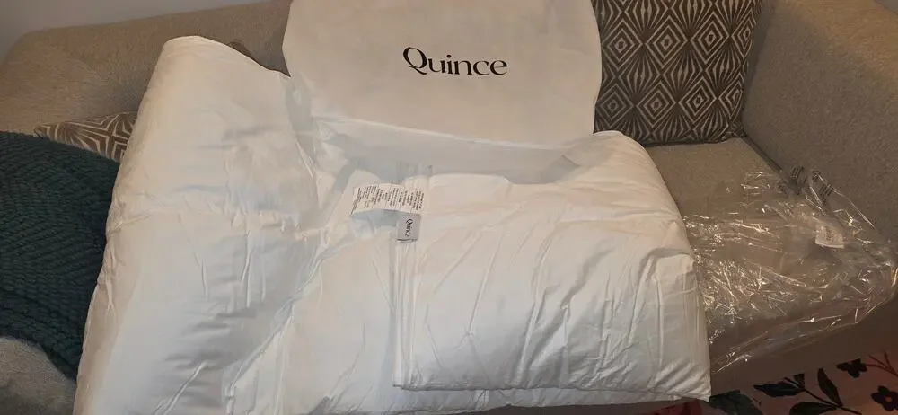 Quince Home All-Season Premium Down Alternative Comforter White Bedding King